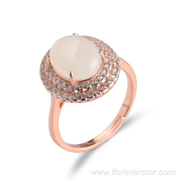 925 silver rings pearl love rings jewelry